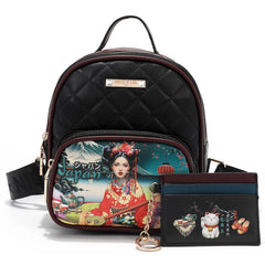 2 PIECE GIFT SET (MINI BACKPACK + CARD HOLDER)