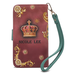 NL SIGNATURE PHONE CASE AND WALLET WRISTLET