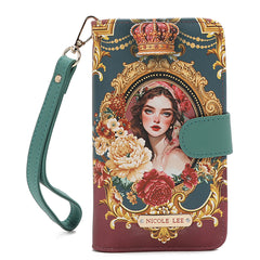 NL SIGNATURE PHONE CASE AND WALLET WRISTLET