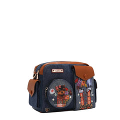 Bolso de mensajero de mezclilla