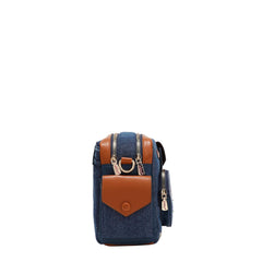 Bolso de mensajero de mezclilla