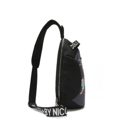 Mochila bandolera de nailon