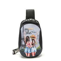 Mochila bandolera de nailon