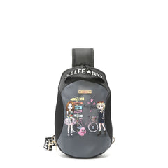 Mochila bandolera de nailon