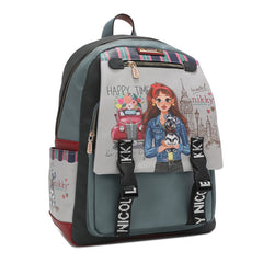 Mochila con solapa grande