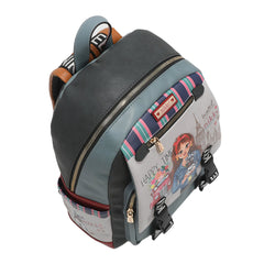 Mochila con solapa grande