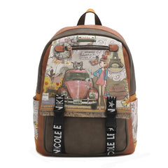 Mochila con solapa grande