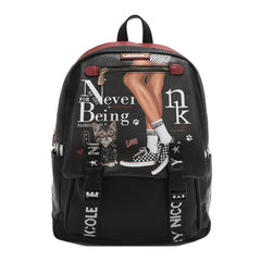 Mochila con solapa grande