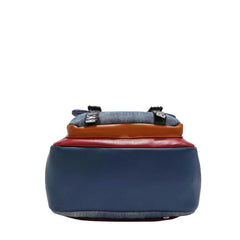 Mochila vaquera con solapa grande