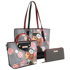 CIEGA POR TI 3 PIECE SET (TOTE, CROSSBODY, WALLET)