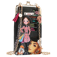 Teléfono y cartera Nikky Kisslock