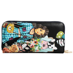 Cartera con doble cremallera Nikky