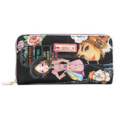 Cartera con doble cremallera Nikky