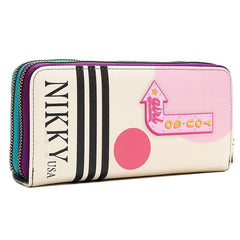 Cartera con doble cremallera Nikky