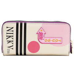 Cartera con doble cremallera Nikky
