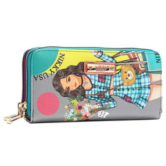 Cartera con doble cremallera Nikky