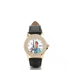 Reloj Sidney mediano con doble diamante