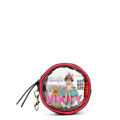 Bolsa de cosméticos redonda transparente Nikky