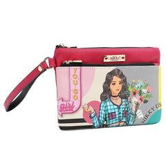 Bolsa de cosméticos con cremallera
