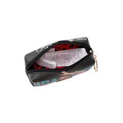 Monedero pequeño rectangular con llavero