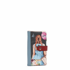 Cartera plegable con cremallera