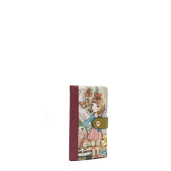 Cartera plegable con cremallera