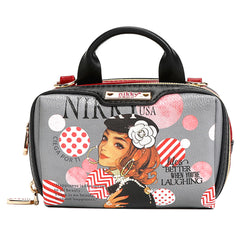 MINI BOSTON DOUBLE ZIP CROSSBODY