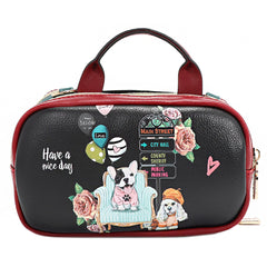 MINI BOSTON DOUBLE ZIP CROSSBODY