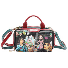 MINI BOSTON DOUBLE ZIP CROSSBODY