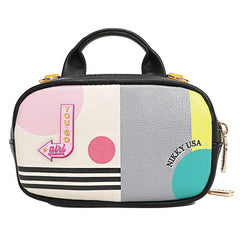 MINI BOSTON DOUBLE ZIP CROSSBODY