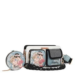 Bolso bandolera de cadena de 2 piezas