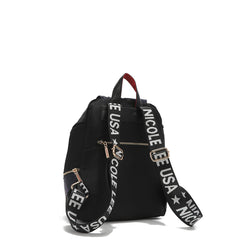 Mochila multiusos de nailon con solapa