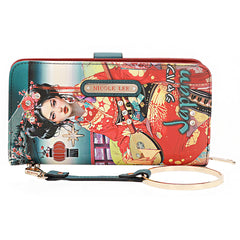 NL SIGNATURE BIFOLD WALLET WRISTLET