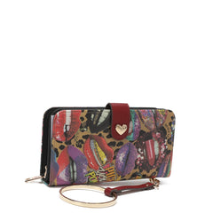 Cartera de muñeca plegable con la firma de Nicole Lee