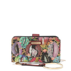 Cartera de muñeca plegable con la firma de Nicole Lee