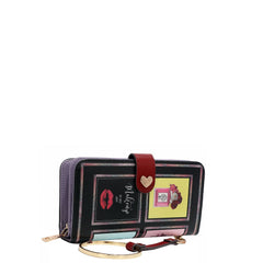 Cartera de muñeca plegable con la firma de Nicole Lee