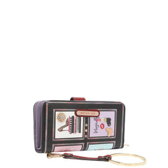 Cartera de muñeca plegable con la firma de Nicole Lee