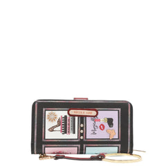 Cartera de muñeca plegable con la firma de Nicole Lee
