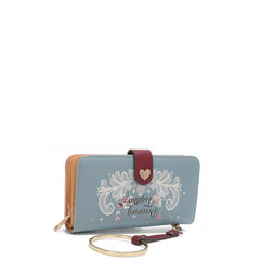 Cartera de muñeca plegable con la firma de Nicole Lee
