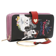 NL SIGNATURE BIFOLD WALLET WRISTLET