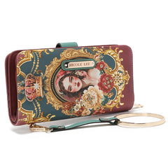 NL SIGNATURE BIFOLD WALLET WRISTLET
