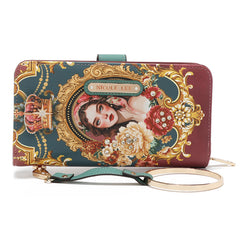 NL SIGNATURE BIFOLD WALLET WRISTLET