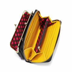 Juego de regalo de 3 piezas (cartera cruzada, tarjetero, reloj)