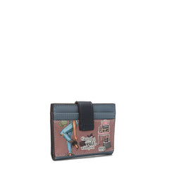 Juego de regalo de 3 piezas (cartera cruzada, tarjetero, reloj)