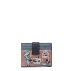Juego de regalo de 3 piezas (cartera cruzada, tarjetero, reloj)