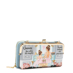Juego de regalo de 3 piezas (cartera cruzada, tarjetero, reloj)