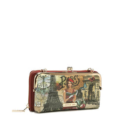 Juego de regalo de 3 piezas (cartera cruzada, tarjetero, reloj)