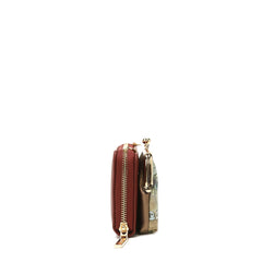 Juego de regalo de 3 piezas (cartera cruzada, tarjetero, reloj)