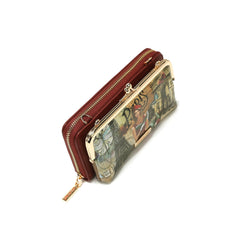 Juego de regalo de 3 piezas (cartera cruzada, tarjetero, reloj)