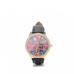 Juego de regalo de 3 piezas (cartera cruzada, tarjetero, reloj)